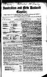 Australian and New Zealand Gazette Saturday 10 July 1852 Page 1