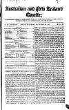 Australian and New Zealand Gazette Saturday 18 September 1852 Page 1