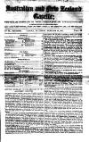 Australian and New Zealand Gazette Saturday 29 January 1853 Page 1