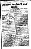 Australian and New Zealand Gazette Saturday 08 October 1853 Page 1