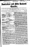 Australian and New Zealand Gazette Saturday 12 November 1853 Page 1