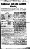 Australian and New Zealand Gazette Saturday 14 January 1854 Page 1