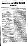 Australian and New Zealand Gazette Saturday 11 March 1854 Page 1