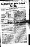 Australian and New Zealand Gazette Saturday 01 July 1854 Page 1