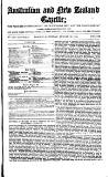 Australian and New Zealand Gazette Saturday 12 August 1854 Page 1
