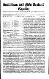 Australian and New Zealand Gazette Saturday 19 August 1854 Page 1