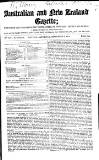 Australian and New Zealand Gazette Saturday 09 September 1854 Page 1