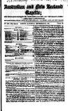 Australian and New Zealand Gazette Saturday 23 September 1854 Page 1