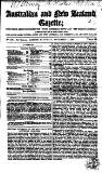 Australian and New Zealand Gazette Saturday 11 November 1854 Page 1