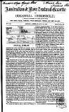 Australian and New Zealand Gazette Saturday 26 July 1856 Page 1