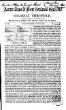 Australian and New Zealand Gazette Saturday 30 August 1856 Page 1