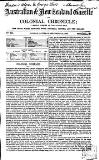 Australian and New Zealand Gazette Saturday 20 September 1856 Page 1