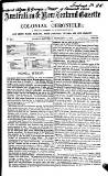 Australian and New Zealand Gazette Saturday 14 February 1857 Page 1