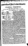 Australian and New Zealand Gazette Saturday 14 March 1857 Page 1