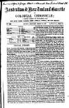 Australian and New Zealand Gazette Saturday 28 March 1857 Page 1