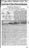Australian and New Zealand Gazette Saturday 07 November 1857 Page 1