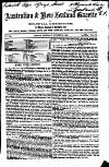Australian and New Zealand Gazette Saturday 21 August 1858 Page 1
