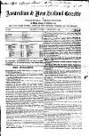 Australian and New Zealand Gazette Saturday 03 December 1859 Page 1