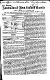 Australian and New Zealand Gazette Monday 14 January 1861 Page 1