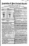 Australian and New Zealand Gazette Saturday 20 December 1862 Page 1