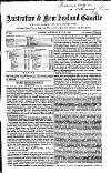 Australian and New Zealand Gazette Saturday 23 May 1863 Page 1