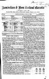 Australian and New Zealand Gazette Saturday 09 January 1864 Page 1