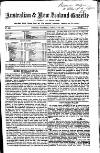 Australian and New Zealand Gazette Saturday 30 January 1864 Page 1