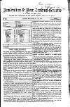 Australian and New Zealand Gazette Saturday 21 May 1864 Page 1