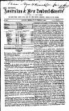 Australian and New Zealand Gazette Thursday 17 November 1864 Page 1