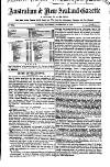 Australian and New Zealand Gazette Saturday 26 November 1864 Page 1