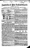 Australian and New Zealand Gazette Saturday 22 July 1865 Page 1