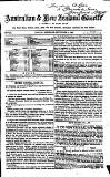 Australian and New Zealand Gazette Saturday 09 September 1865 Page 1
