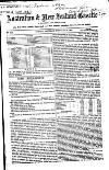 Australian and New Zealand Gazette Saturday 29 February 1868 Page 1