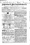 Australian and New Zealand Gazette Saturday 09 March 1872 Page 1