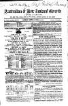 Australian and New Zealand Gazette Saturday 27 April 1872 Page 1