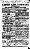 Australian and New Zealand Gazette Saturday 11 January 1873 Page 1