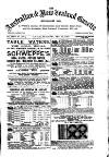 Australian and New Zealand Gazette Saturday 28 January 1882 Page 1