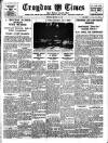Croydon Times Wednesday 02 October 1935 Page 1