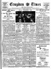 Croydon Times Wednesday 27 January 1937 Page 1