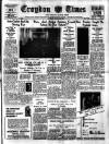 Croydon Times Saturday 22 January 1938 Page 1