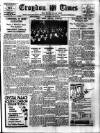Croydon Times Wednesday 16 March 1938 Page 1