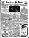 Croydon Times Wednesday 08 February 1939 Page 1