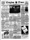 Croydon Times Saturday 11 January 1941 Page 1