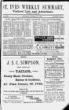 St. Ives Weekly Summary Saturday 31 October 1891 Page 1