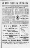 St. Ives Weekly Summary Saturday 29 April 1893 Page 1