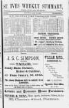 St. Ives Weekly Summary Saturday 17 June 1893 Page 1