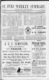 St. Ives Weekly Summary Saturday 10 February 1894 Page 1
