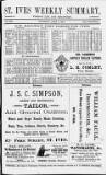 St. Ives Weekly Summary Saturday 02 June 1894 Page 1