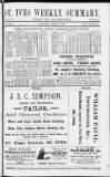 St. Ives Weekly Summary Saturday 16 June 1894 Page 1