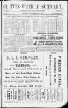St. Ives Weekly Summary Saturday 22 September 1894 Page 1
